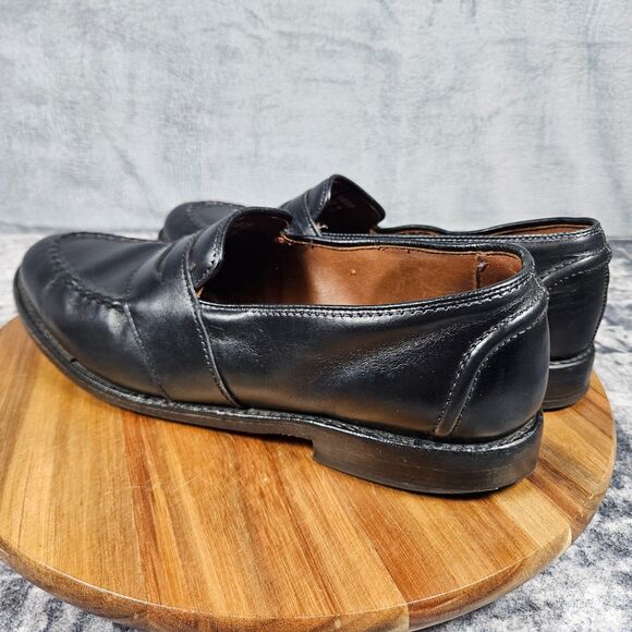 Allen Edmonds Randolph Black Leather Penny Loafers Shoes Men\'s Size 9.5 D main image 8